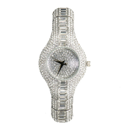 Luxury Women’s Watch | Baguette Diamond Waterproof Clock - Maison Novaire