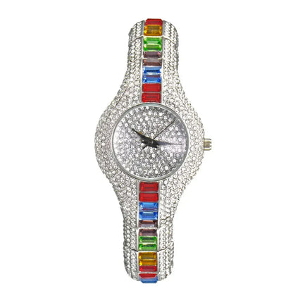 Luxury Women’s Watch | Baguette Diamond Waterproof Clock - Maison Novaire