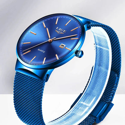 Luxury Women’s Watch | Ultra-Thin Steel Mesh Quartz Waterproof - Maison Novaire