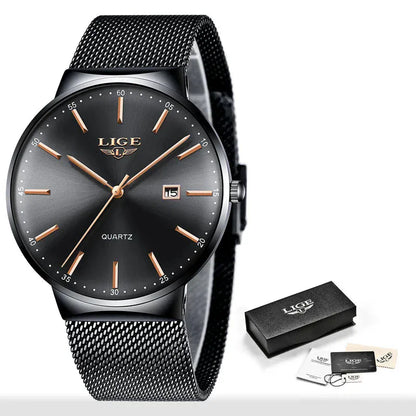 Luxury Women’s Watch | Ultra-Thin Steel Mesh Quartz Waterproof - Maison Novaire