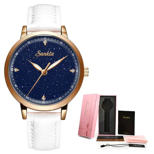 Luxury Women’s Watch | Ultra-Thin Steel Mesh Quartz Waterproof - Maison Novaire