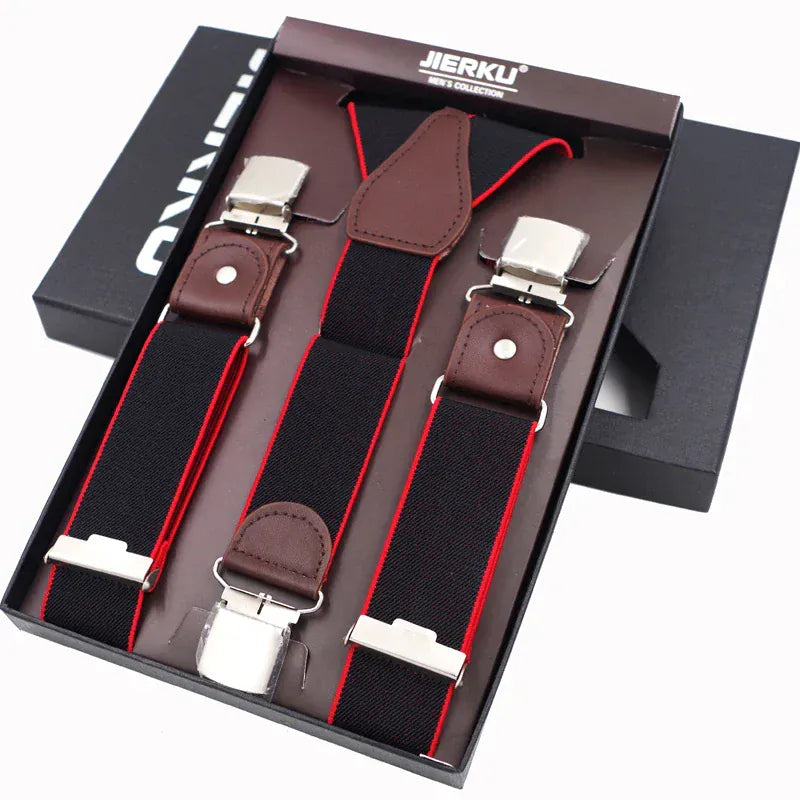 Maison Novaire Leather Suspenders - Maison Novaire #