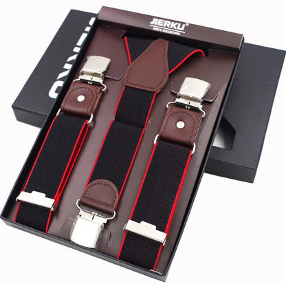 Maison Novaire Leather Suspenders - Maison Novaire #