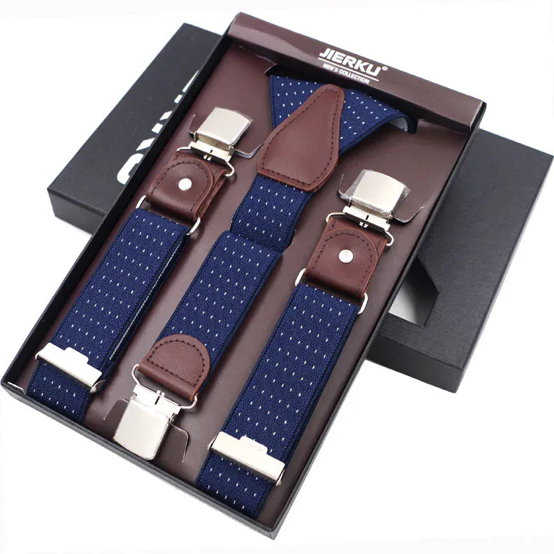 Maison Novaire Leather Suspenders - Maison Novaire #