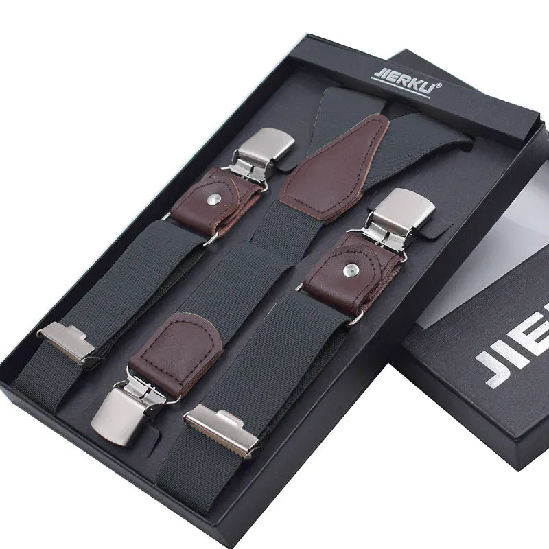 Maison Novaire Leather Suspenders - Maison Novaire #