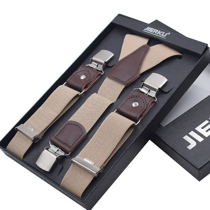 Maison Novaire Leather Suspenders - Maison Novaire #
