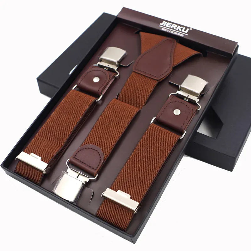 Maison Novaire Leather Suspenders - Maison Novaire #