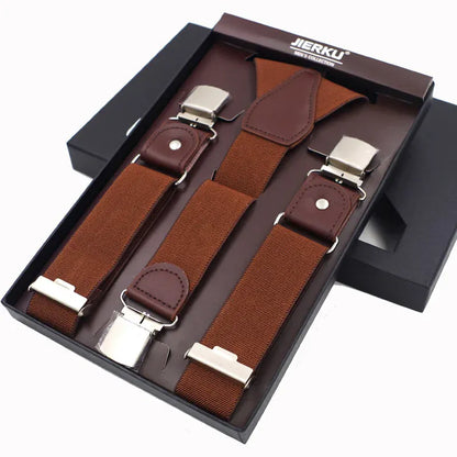 Maison Novaire Leather Suspenders - Maison Novaire #