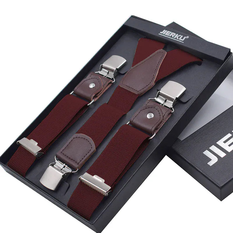 Maison Novaire Leather Suspenders - Maison Novaire #