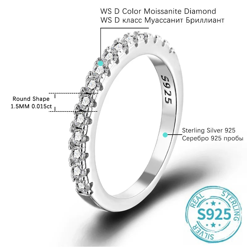 Maison Novaire Moissanite Eternity Band - Maison Novaire