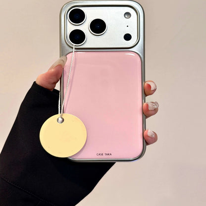 Maison Novaire Simple Color Electroplated Drop Glue iPhone Case YS-D036