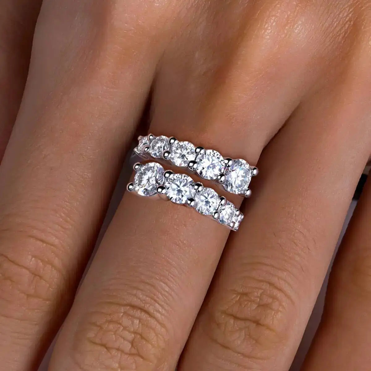 Maison Novaire Twist Moissanite Band - Maison Novaire #
