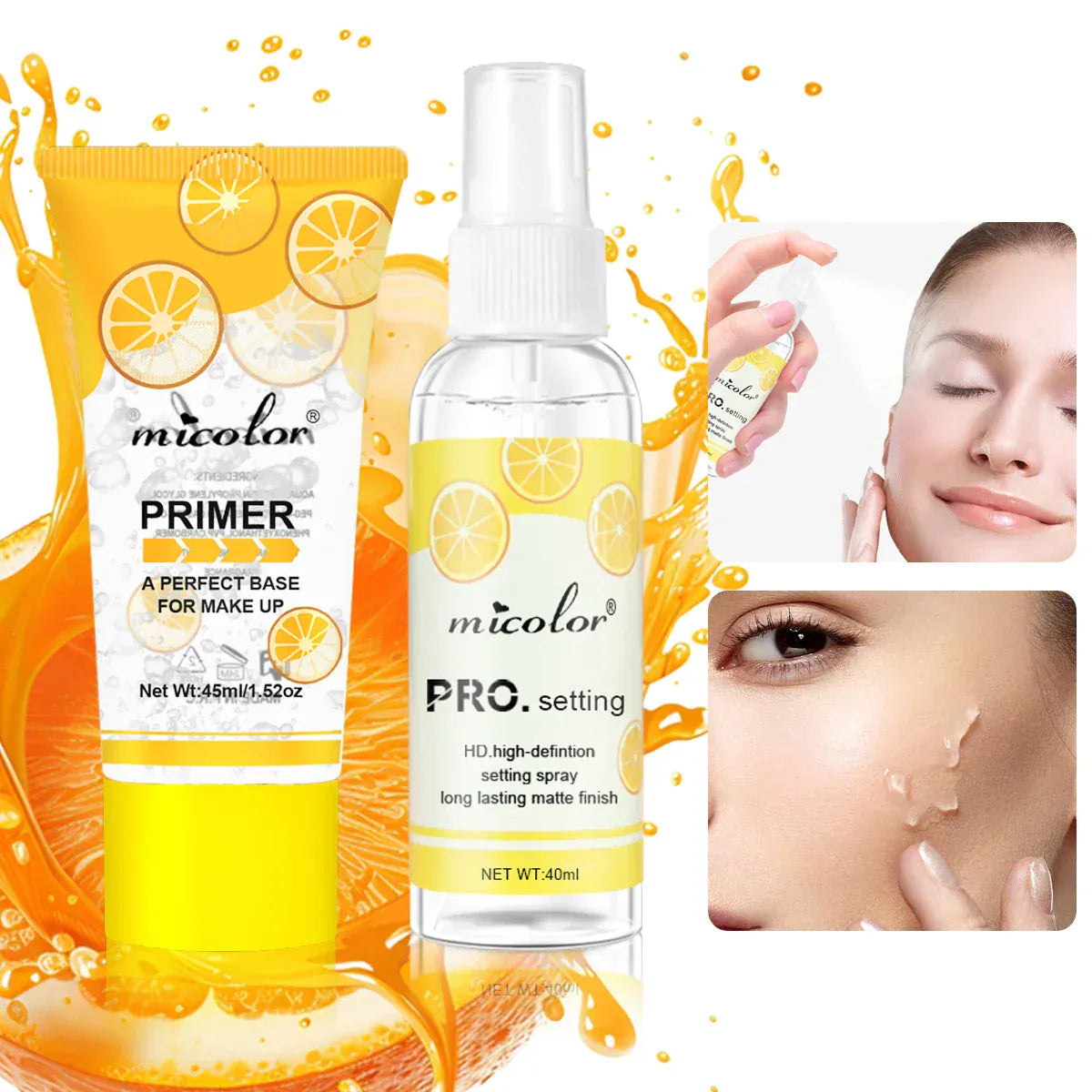 Makeup Primer + Setting Spray-Make up Set. - Maison Novaire #