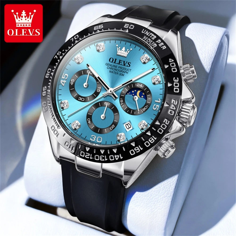 Men Chronograph Sport Wristwatch. - Maison Novaire #
