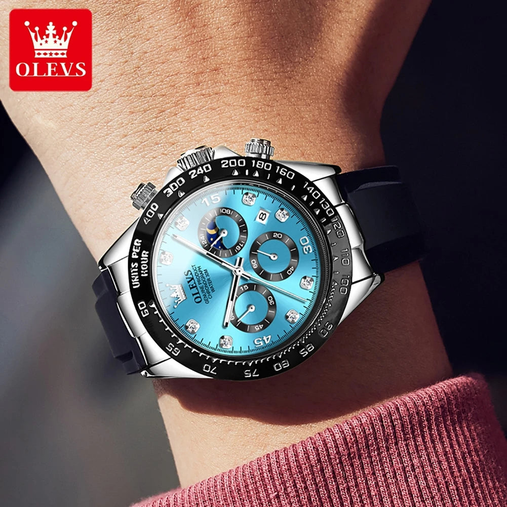 Men Chronograph Sport Wristwatch. - Maison Novaire #