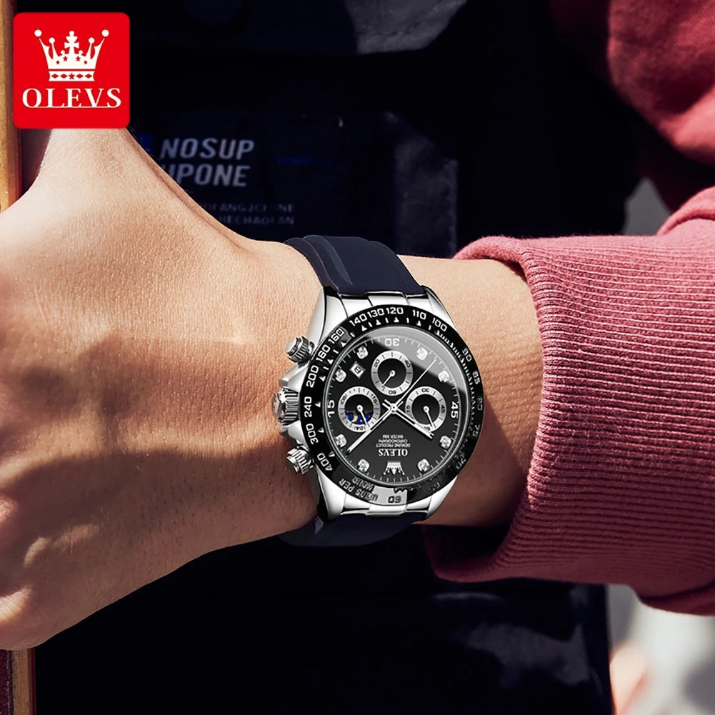 Men Chronograph Sport Wristwatch. - Maison Novaire #