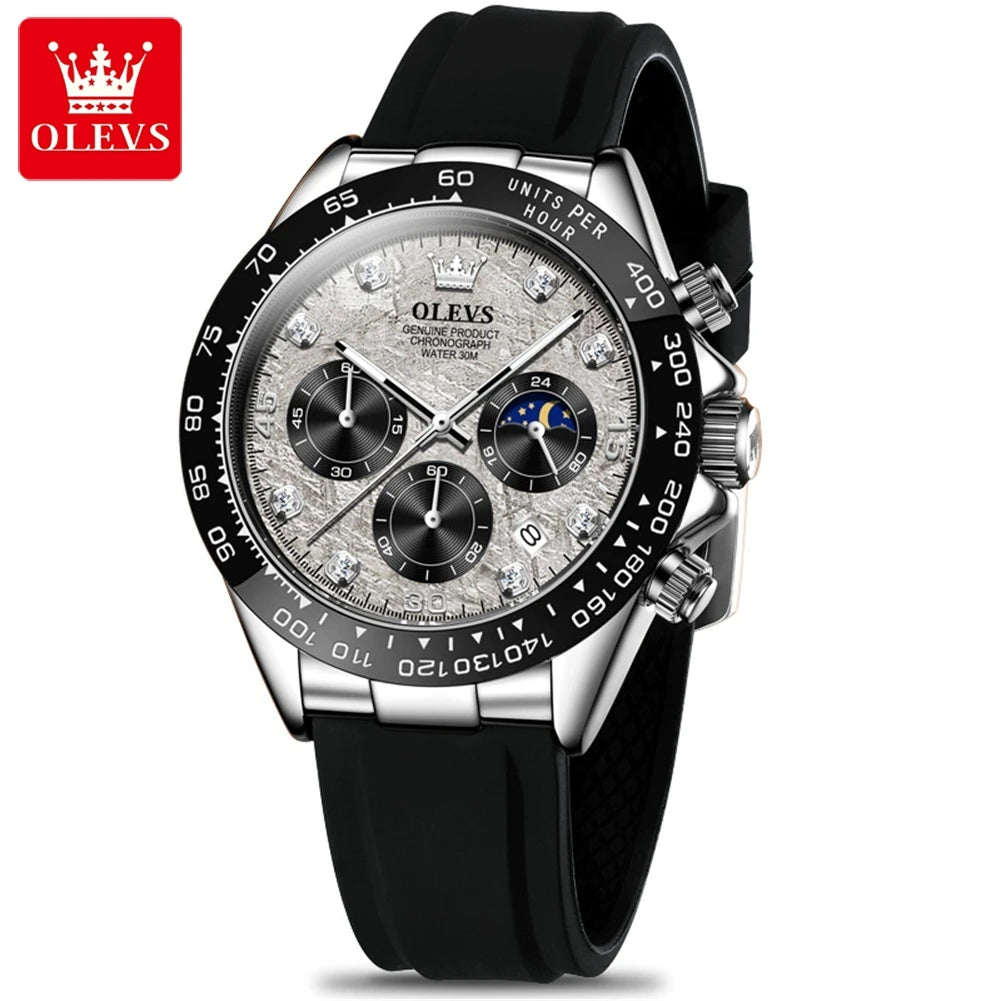 Men Chronograph Sport Wristwatch. - Maison Novaire #