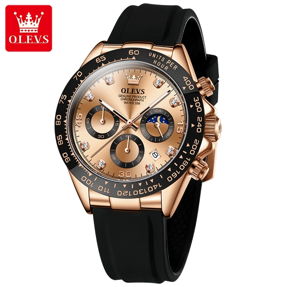 Men Chronograph Sport Wristwatch. - Maison Novaire #