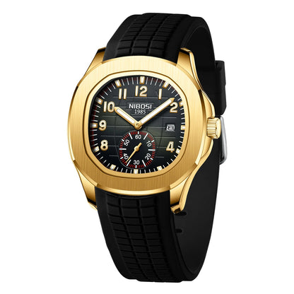 Men Silicone Quartz Watch. - Maison Novaire #