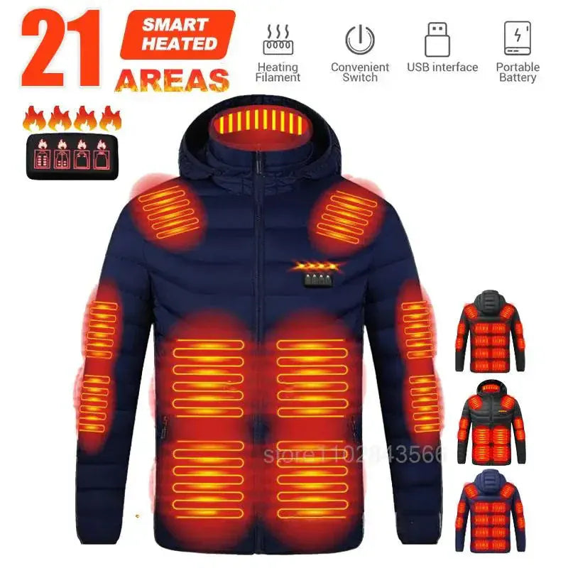 Men USB Heated Jacket - Maison Novaire #