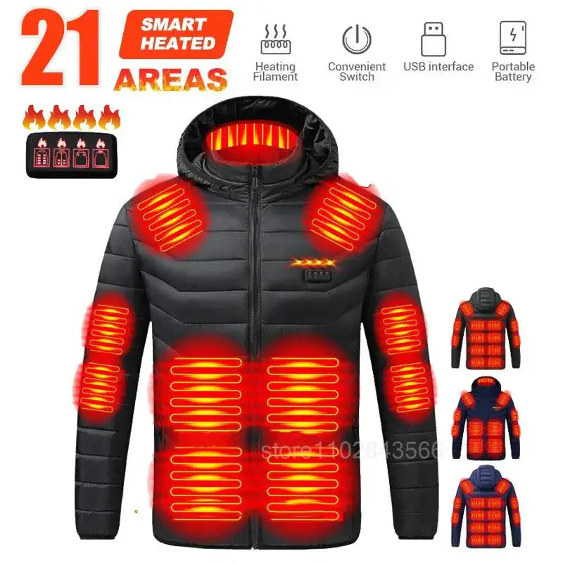 Men USB Heated Jacket - Maison Novaire #