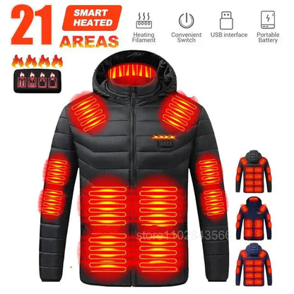 Men USB Heated Jacket - Maison Novaire #