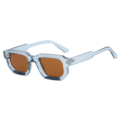Men Vintage Rectangle Frame Sunglasses. - Maison Novaire