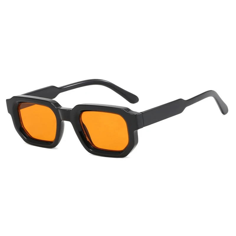 Men Vintage Rectangle Frame Sunglasses. - Maison Novaire