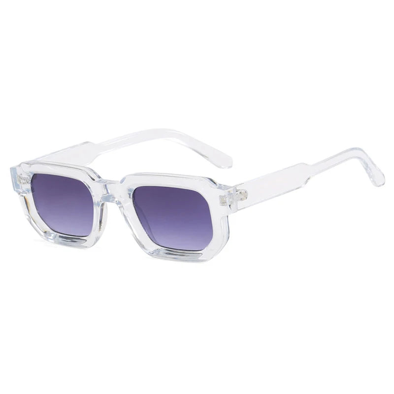 Men Vintage Rectangle Frame Sunglasses. - Maison Novaire