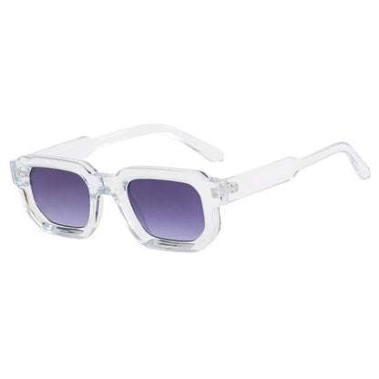 Men Vintage Rectangle Frame Sunglasses. - Maison Novaire