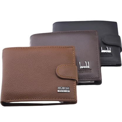 Men’s Genuine Leather Wallet | Premium Bifold RFID Blocking Cardholder Slim Leather Wallet Black Brown Everyday Carry - BLAKESTORE-NG