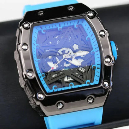 Men’s Pentagram Luminous Watch | Light Luxury Barrel Quartz Timepiece - Maison Novaire #