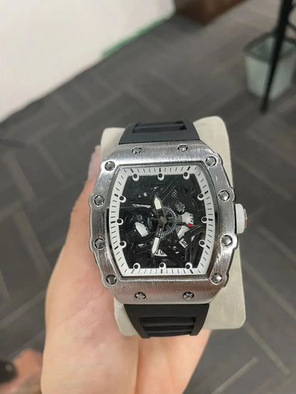 Men’s Pentagram Luminous Watch | Light Luxury Barrel Quartz Timepiece - Maison Novaire #