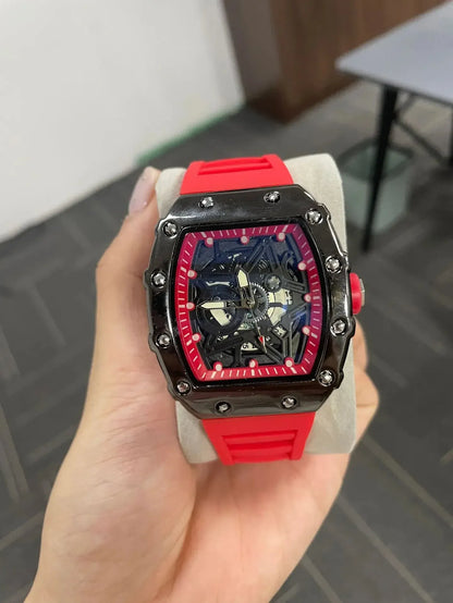 Men’s Pentagram Luminous Watch | Light Luxury Barrel Quartz Timepiece - Maison Novaire #
