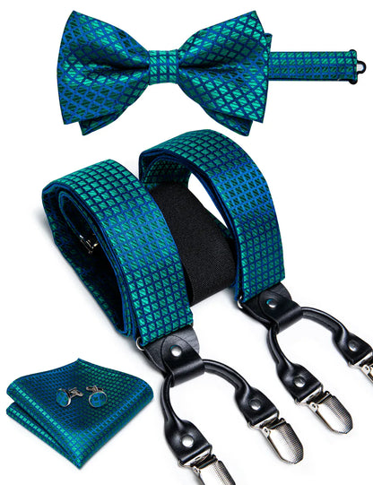 Men's Silk Suspenders Set - Maison Novaire #