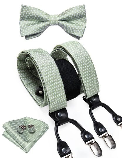 Men's Silk Suspenders Set - Maison Novaire #