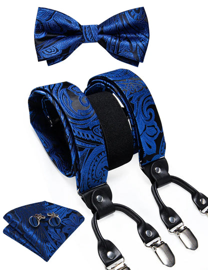 Men's Silk Suspenders Set - Maison Novaire #