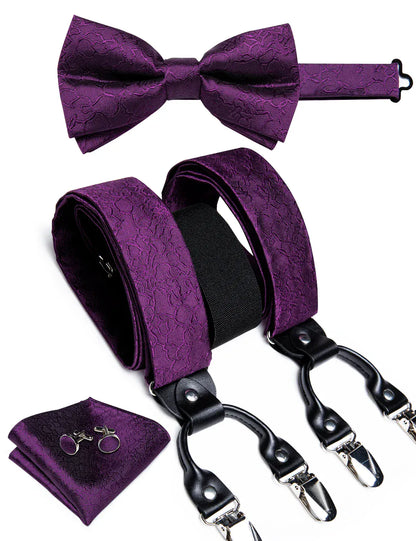 Men's Silk Suspenders Set - Maison Novaire #