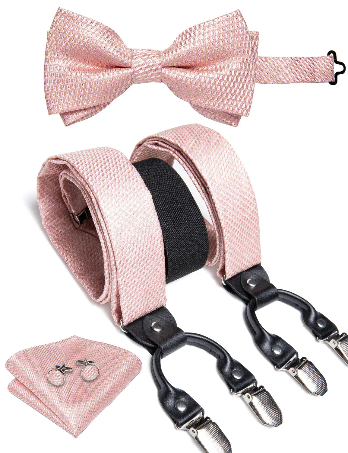 Men's Silk Suspenders Set - Maison Novaire #