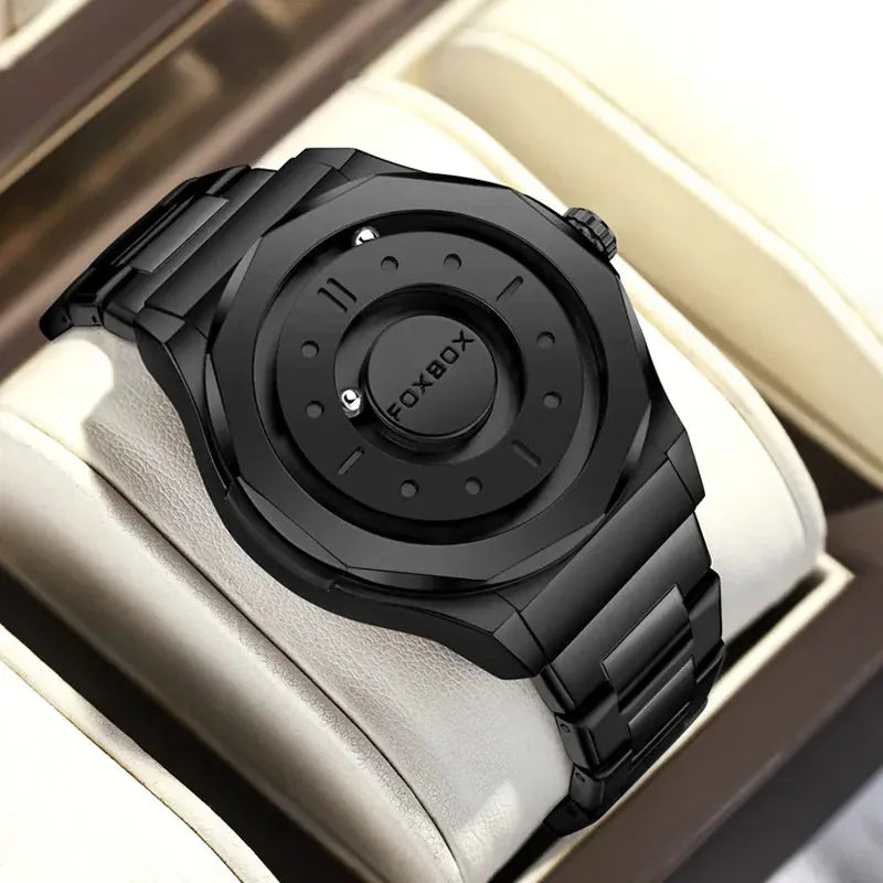 Men's Stainless Steel Quartz Watch. - BLAKESTORE-NG