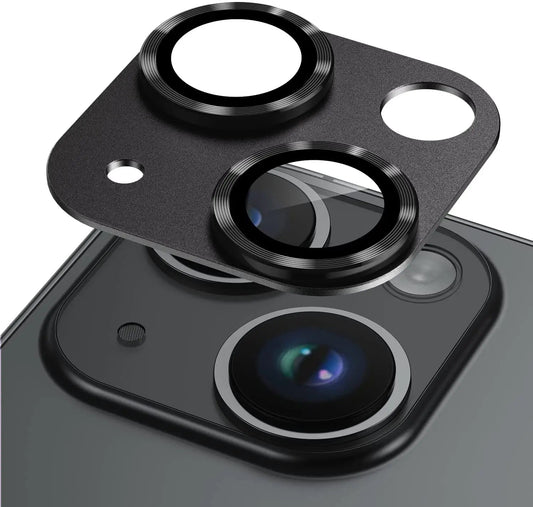 Metal Tempered Glass Camera Lens Protector Film Cover For iPhone. - Maison Novaire