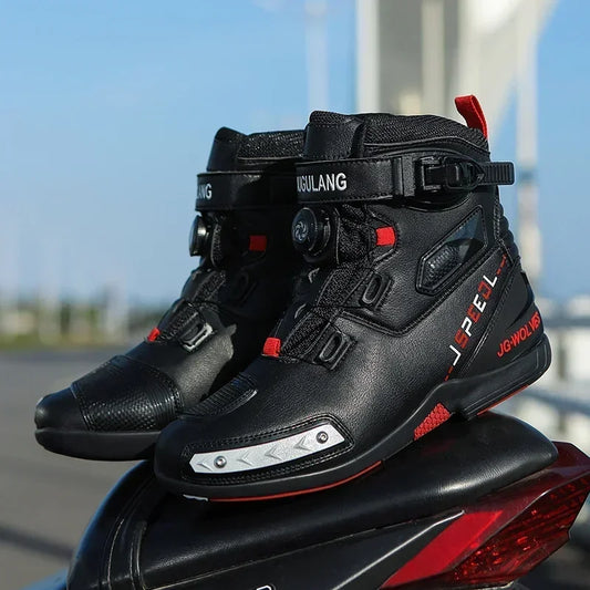 Moto Ankle Boots Men - Maison Novaire