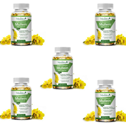 Mullein Lung Cleanser-Asthma Health-Herbal Supplement. - Maison Novaire #