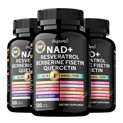 NAD+ Resveratrol Complex – Cellular Health & Anti-Aging Formula (1000 mg) - BLAKESTORE-NG