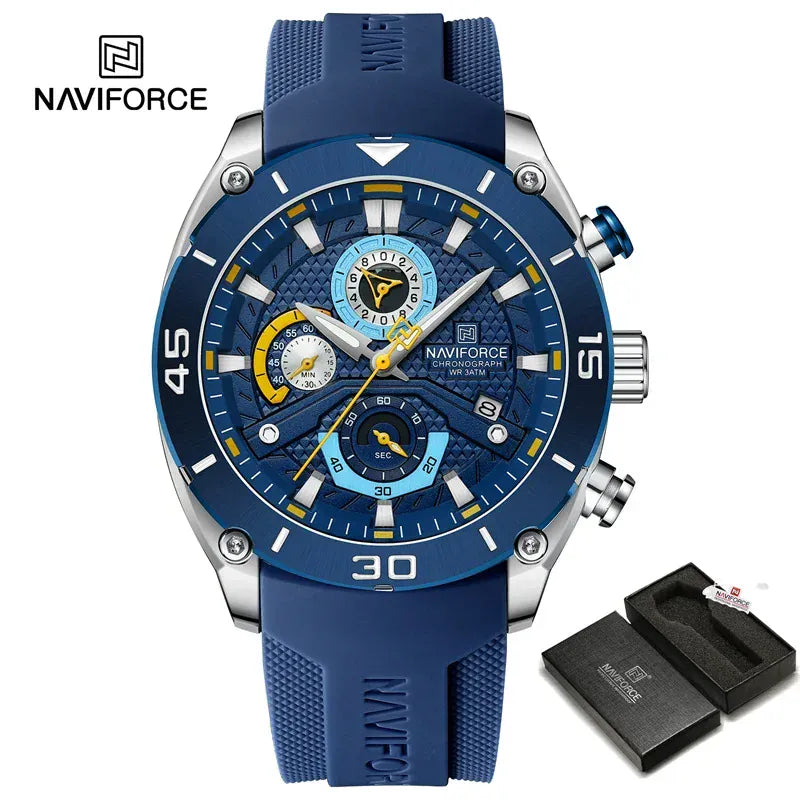 NAVIFORCE NF8038 Top Brand Men's Sport Watch - BLAKESTORE-NG