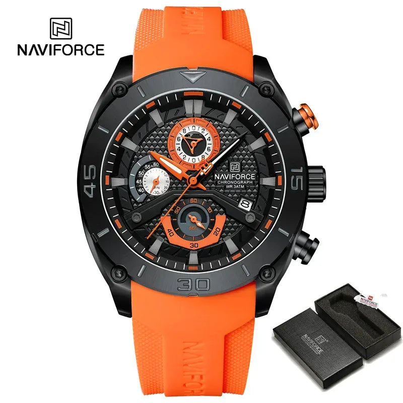 NAVIFORCE NF8038 Top Brand Men's Sport Watch - BLAKESTORE-NG