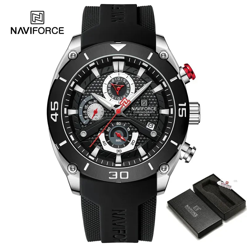 NAVIFORCE NF8038 Top Brand Men's Sport Watch - BLAKESTORE-NG