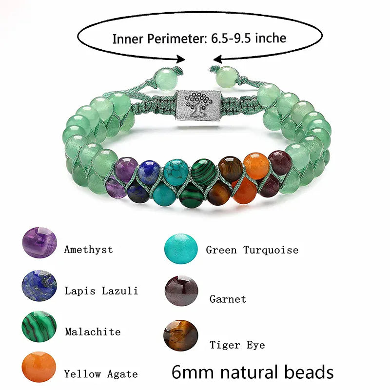 Natural Healing Beads Bangles for Men and Women - Maison Novaire #