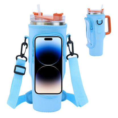 Neoprene Water Bottle Pouch Holder for Stanley 40oz. - Maison Novaire #