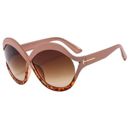 New Oversized Circular Frame Sunglasses for Women - Maison Novaire #